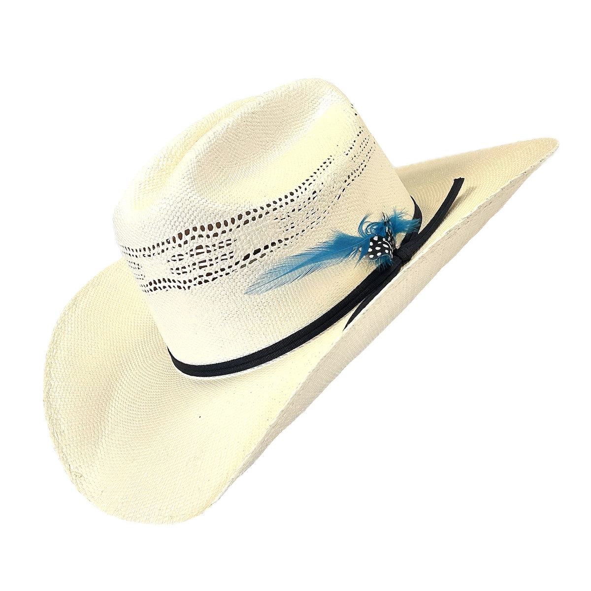 Bangora Vented Straw Cowboy Hat - Rockmount