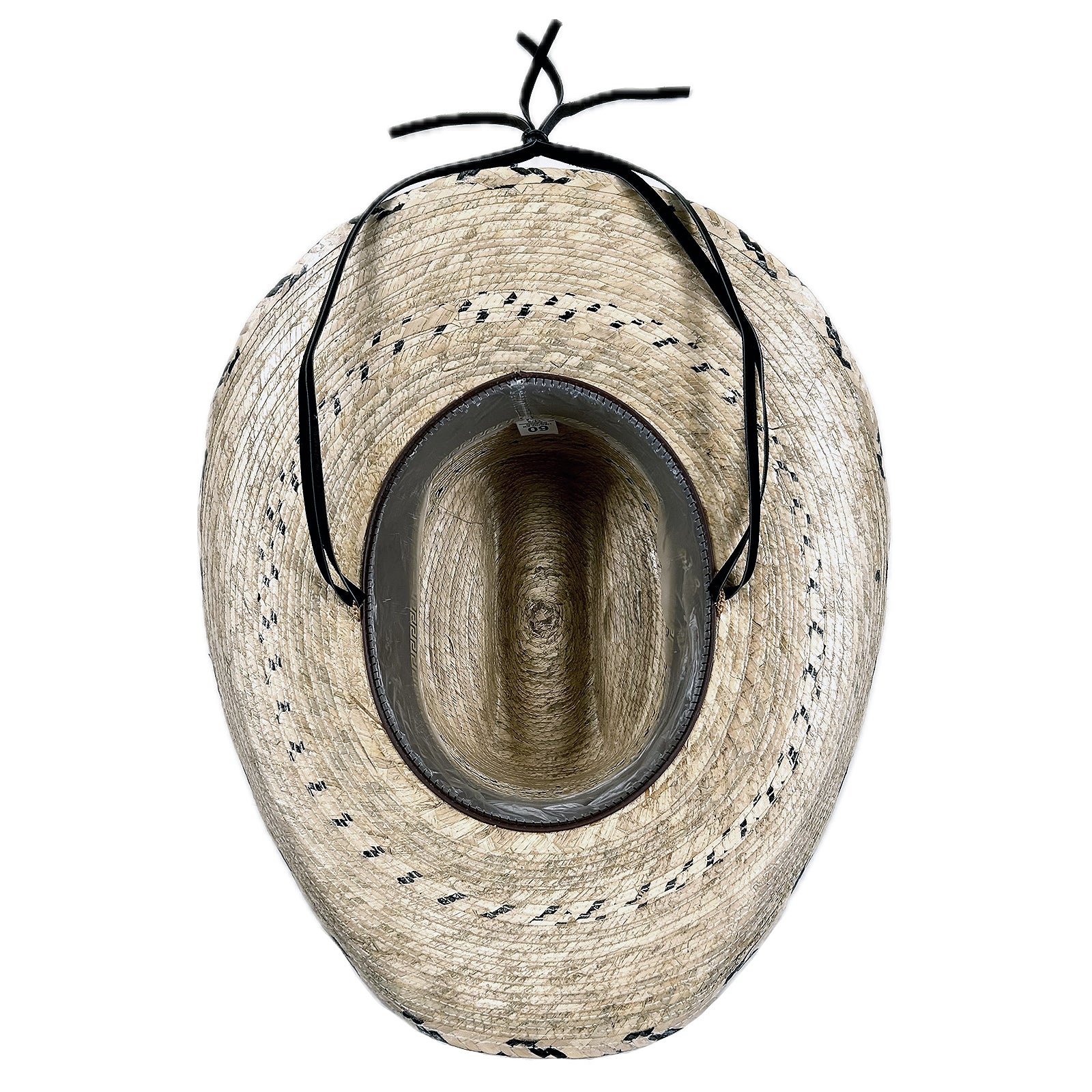 Premium Palm Straw Cattleman Cowboy Hat with Chin Cord - Rockmount
