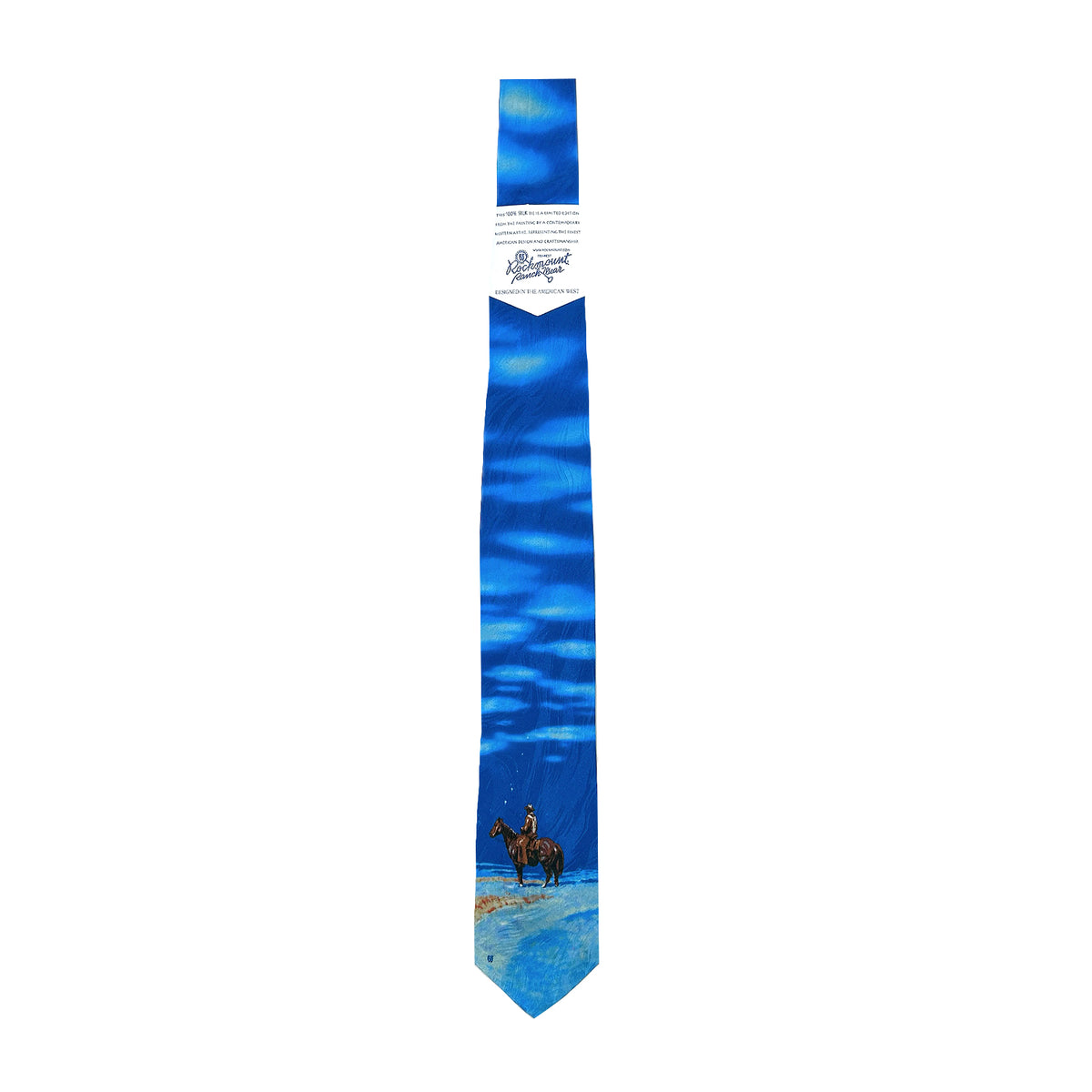 Limited-Edition Winter Rider Silk Tie by Harold Holden - Rockmount