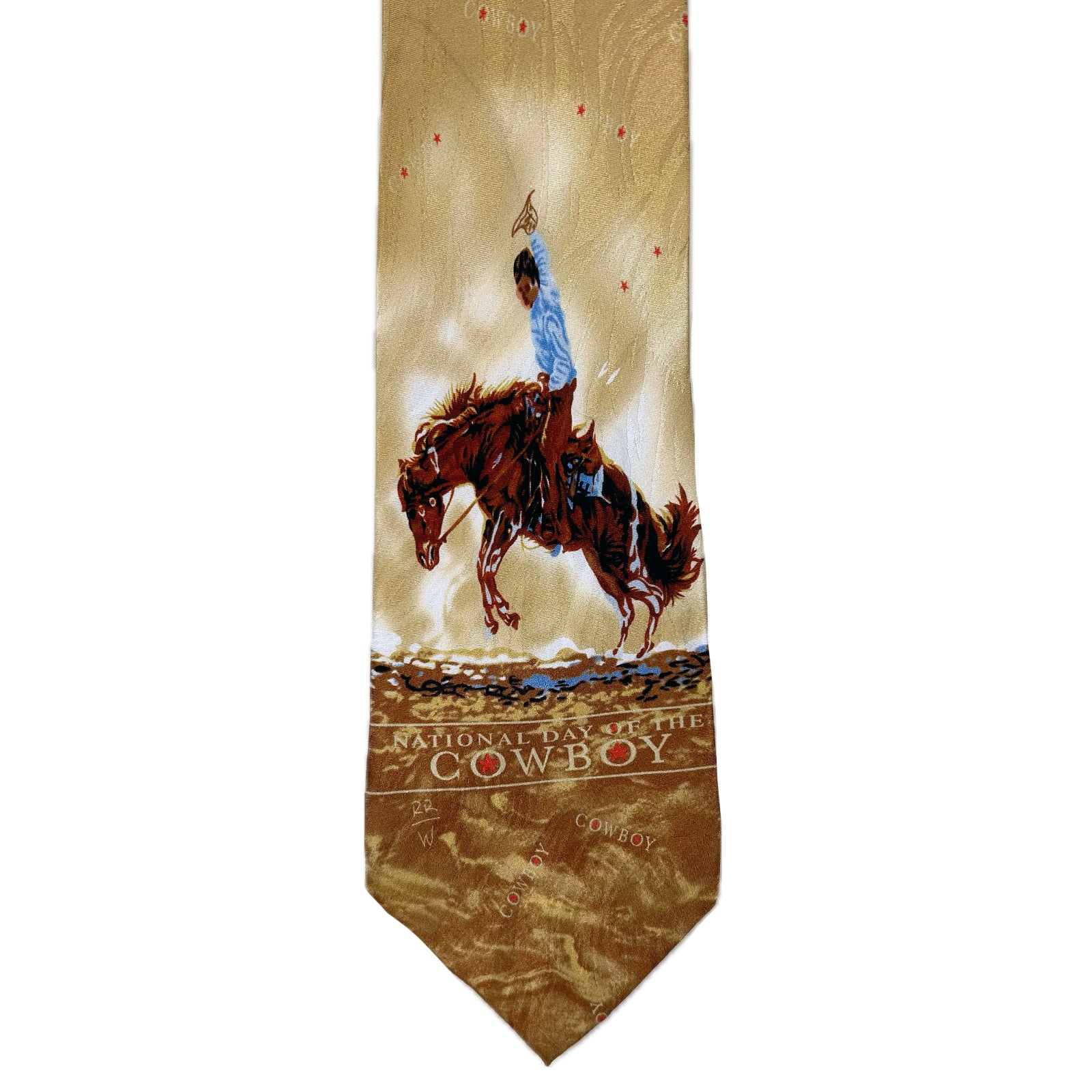 Limited-Edition National Cowboy Day Silk Tie by Joelle Smith - Rockmount