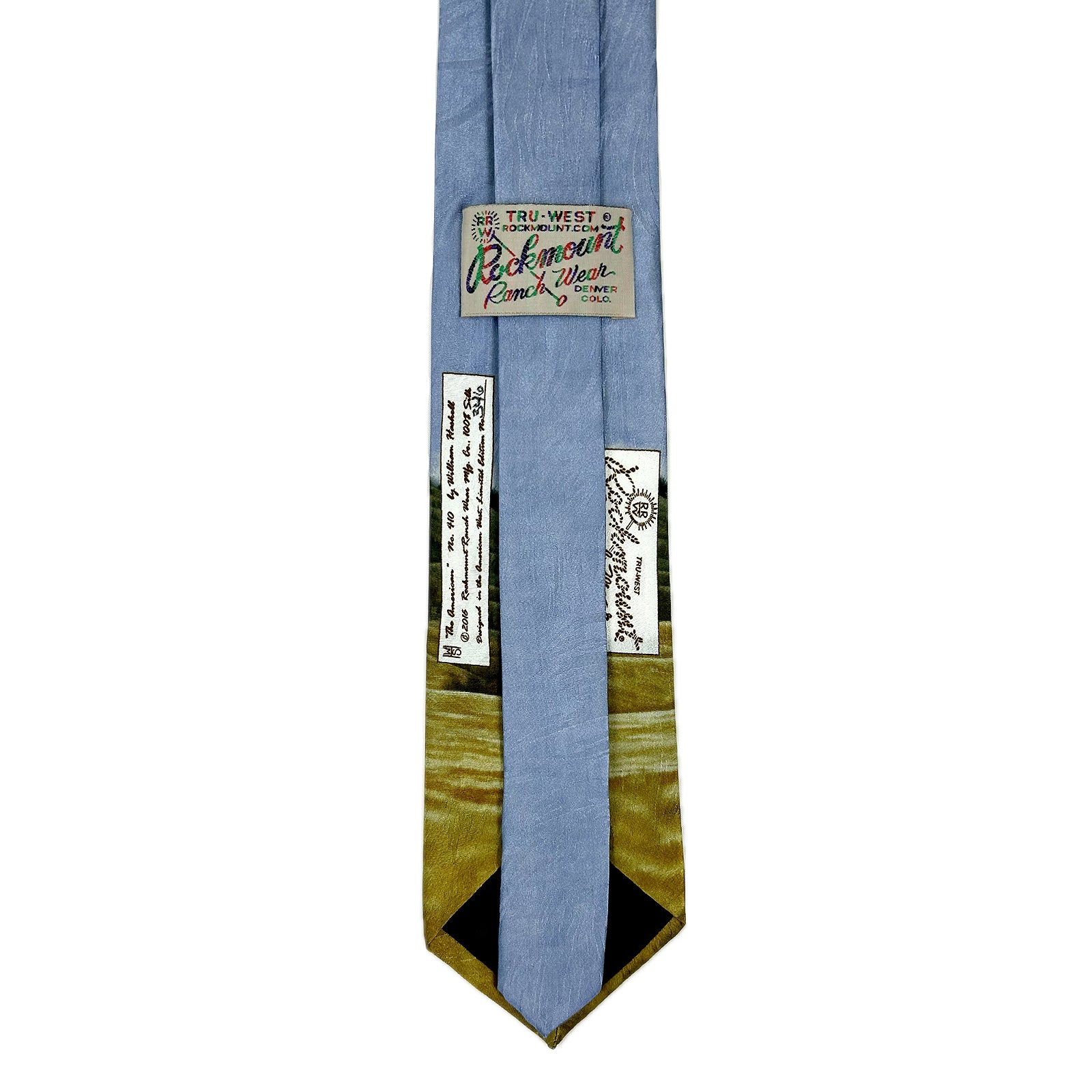 Limited-Edition the American Bison Silk Tie by William Haskell - Rockmount