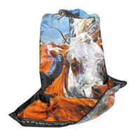 Limited-Edition Branding Day Silk Scarf by Sophy Brown