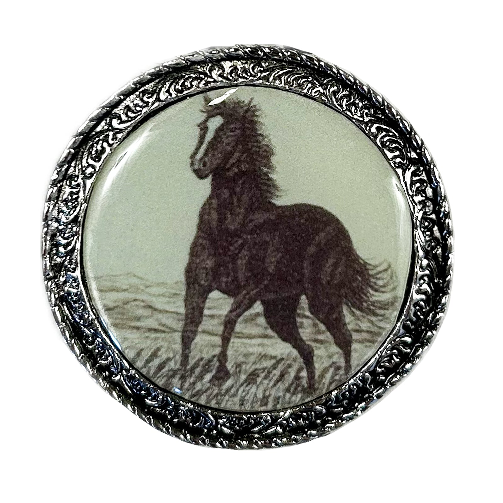 Silver Mountain Mustang Western Bolo Tie - Rockmount