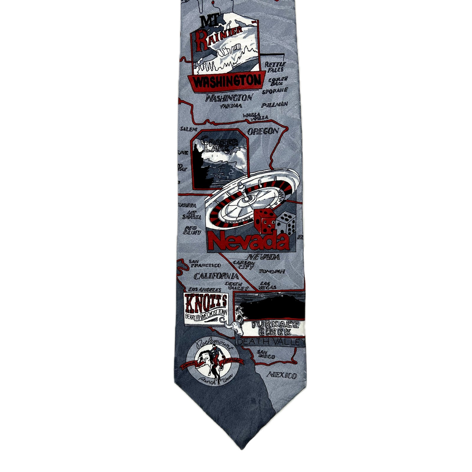 Limited-Edition West Coast Red Silk Tie - Rockmount