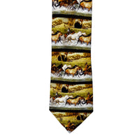 Limited-Edition Shooting the Cheyenne River Silk Tie by Jeff Segler - Rockmount