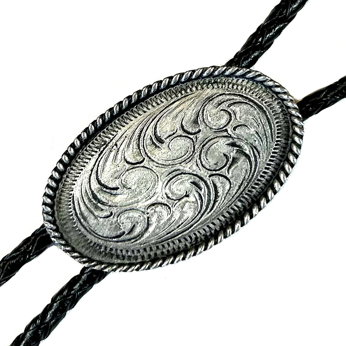 Pewter Concho Western Bolo Tie - Rockmount