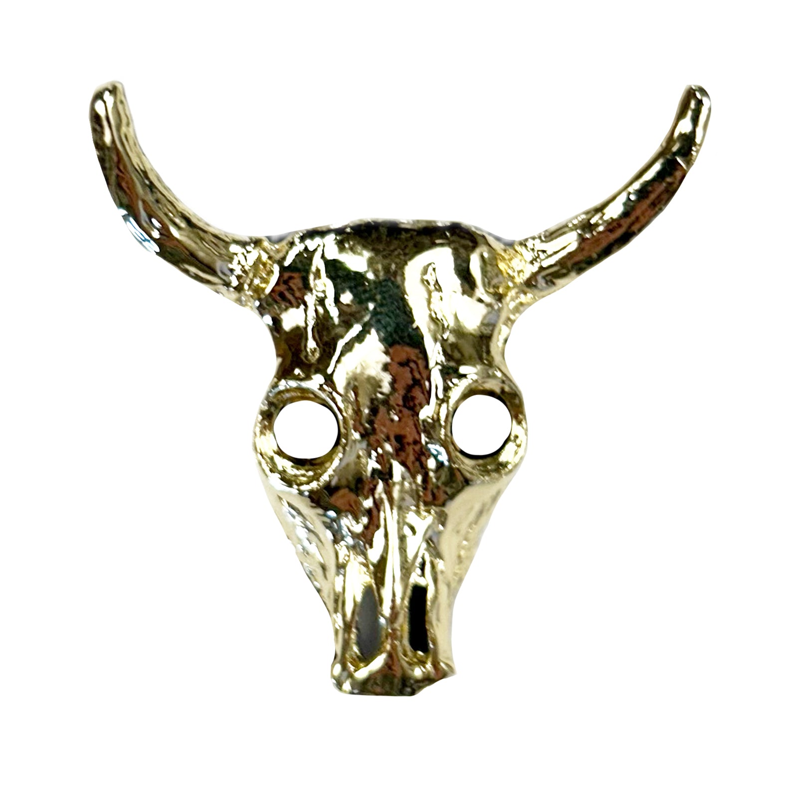 Gold Steer Skull Western Bolo Tie - Rockmount