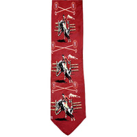 Broncs & Brands Red Western Silk Tie - Rockmount
