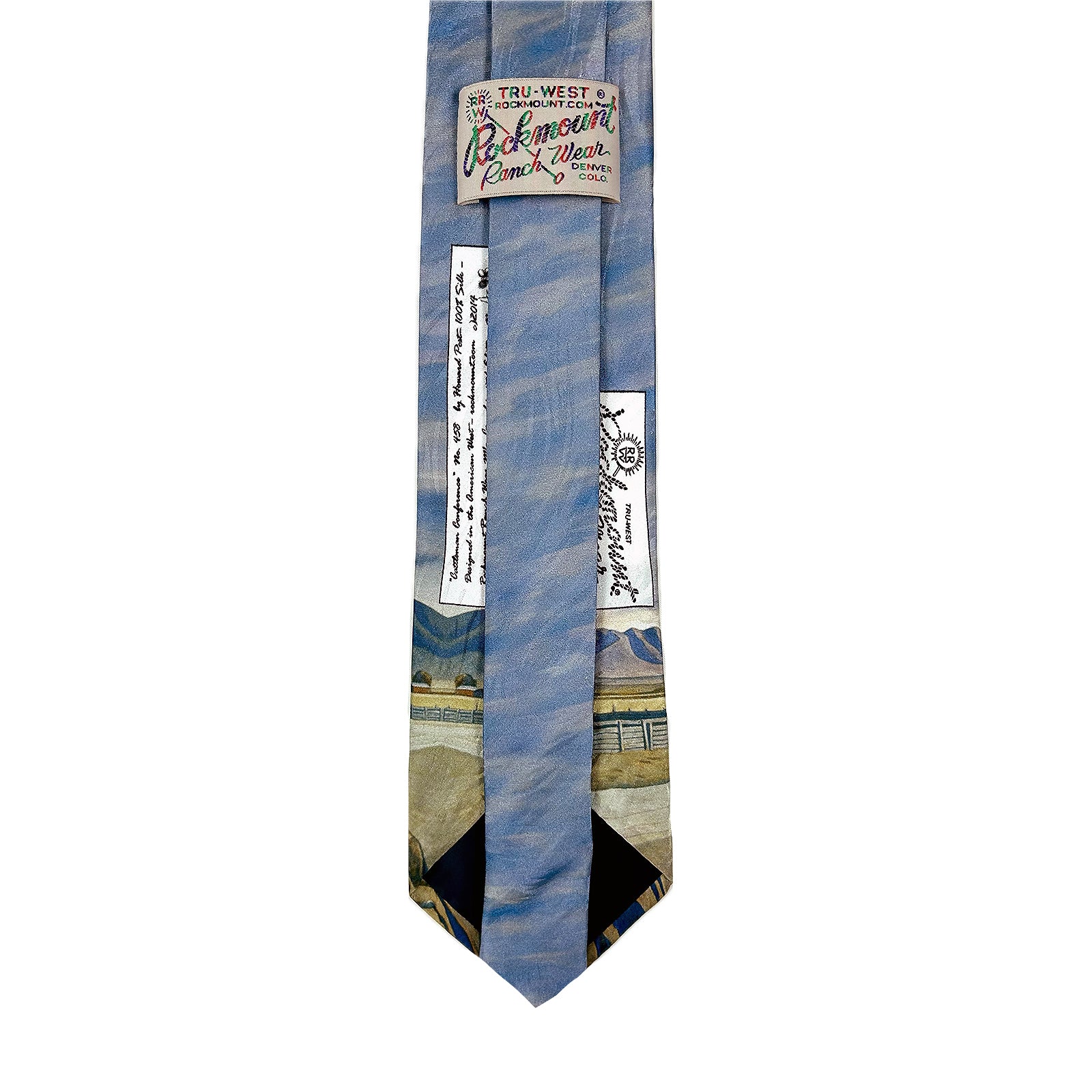 Limited-Edition Cattlemen Conference Silk Tie by Howard Post - Rockmount