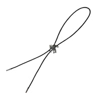 Pewter End of Trail Western Bolo Tie