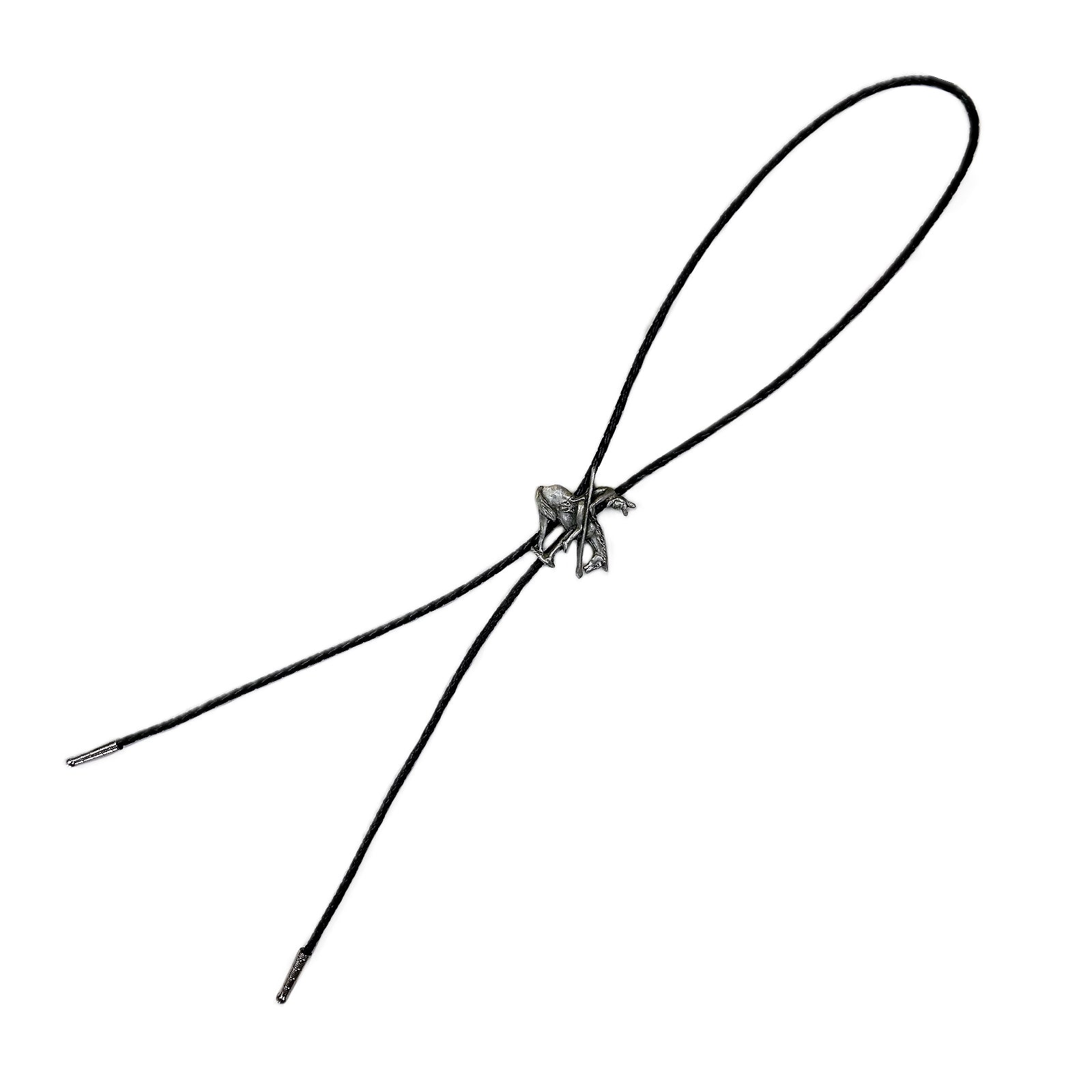 Pewter End of Trail Western Bolo Tie