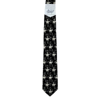 Roper & Brands Black Western Silk Tie - Rockmount
