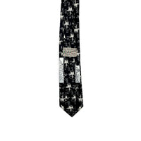 Roper & Brands Black Western Silk Tie - Rockmount
