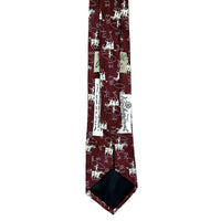 Roper & Brands Burgundy Western Silk Tie - Rockmount