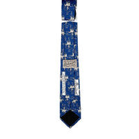 Roper & Brands Navy Western Silk Tie - Rockmount
