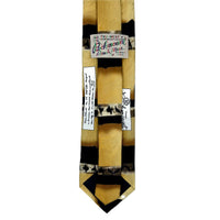 Yellow Riders Silhouette Western Silk Tie