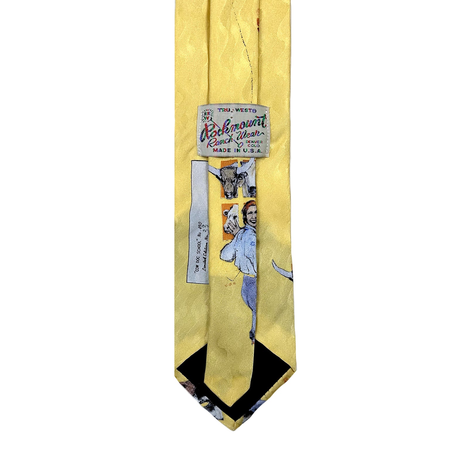 Limited-Edition Cowdog School Silk Tie by Donna Howell-Sickles - Rockmount