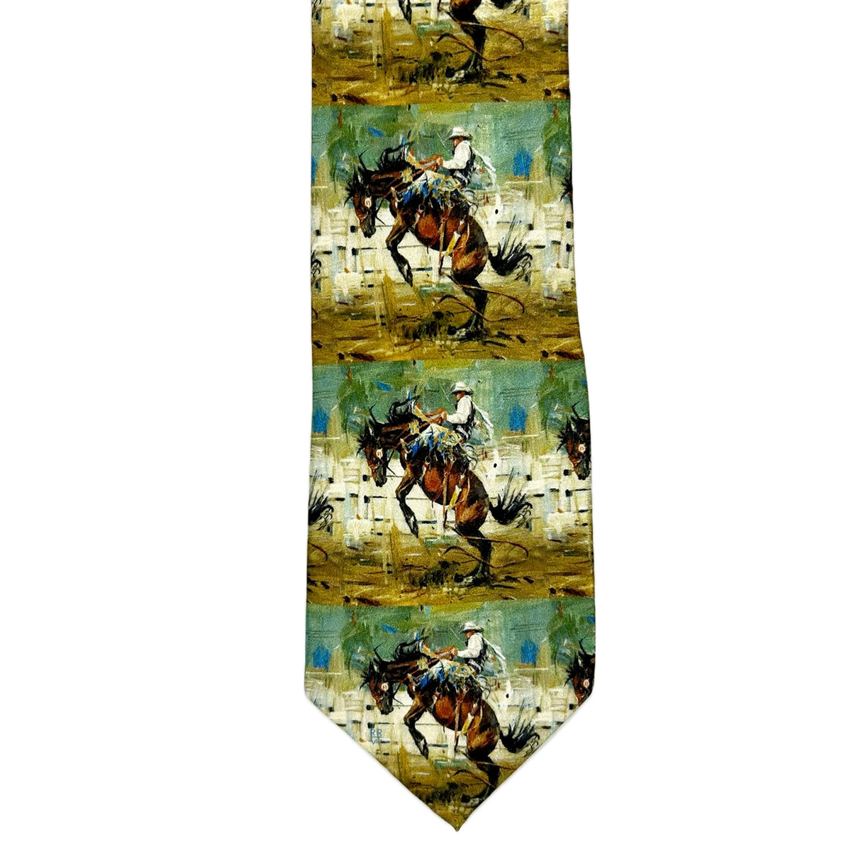 Evergreen Western Silk Tie by Sophy Brown - Rockmount