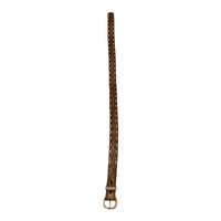 Brown Horse Tooled Leather Laced Western Belt-SPECIAL PRICE - Rockmount