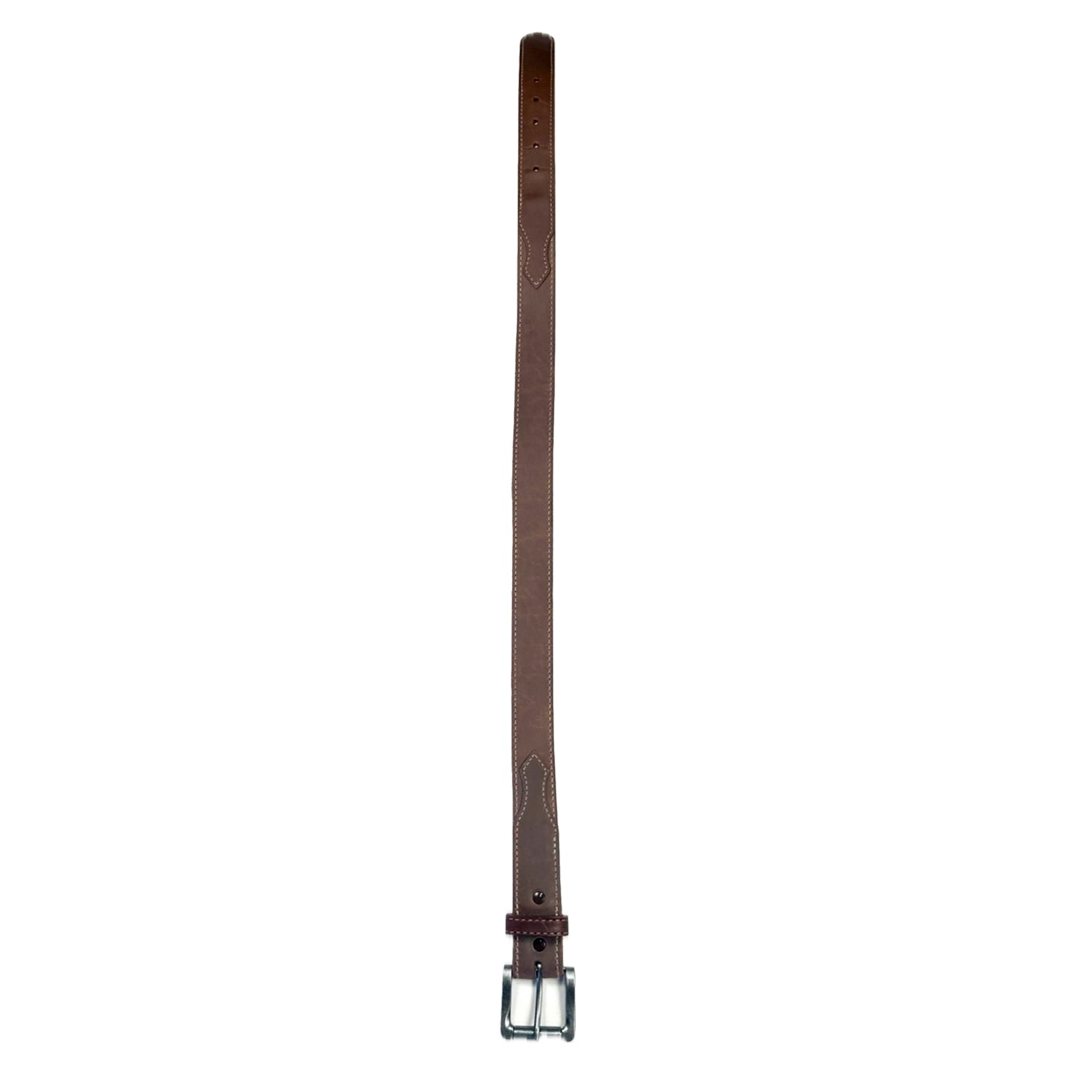 Hand finished Brown Saddle Leather Western Belt - Rockmount