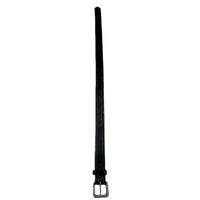 Single Stitch Saddle Genuine Black Leather Western Belt - Rockmount