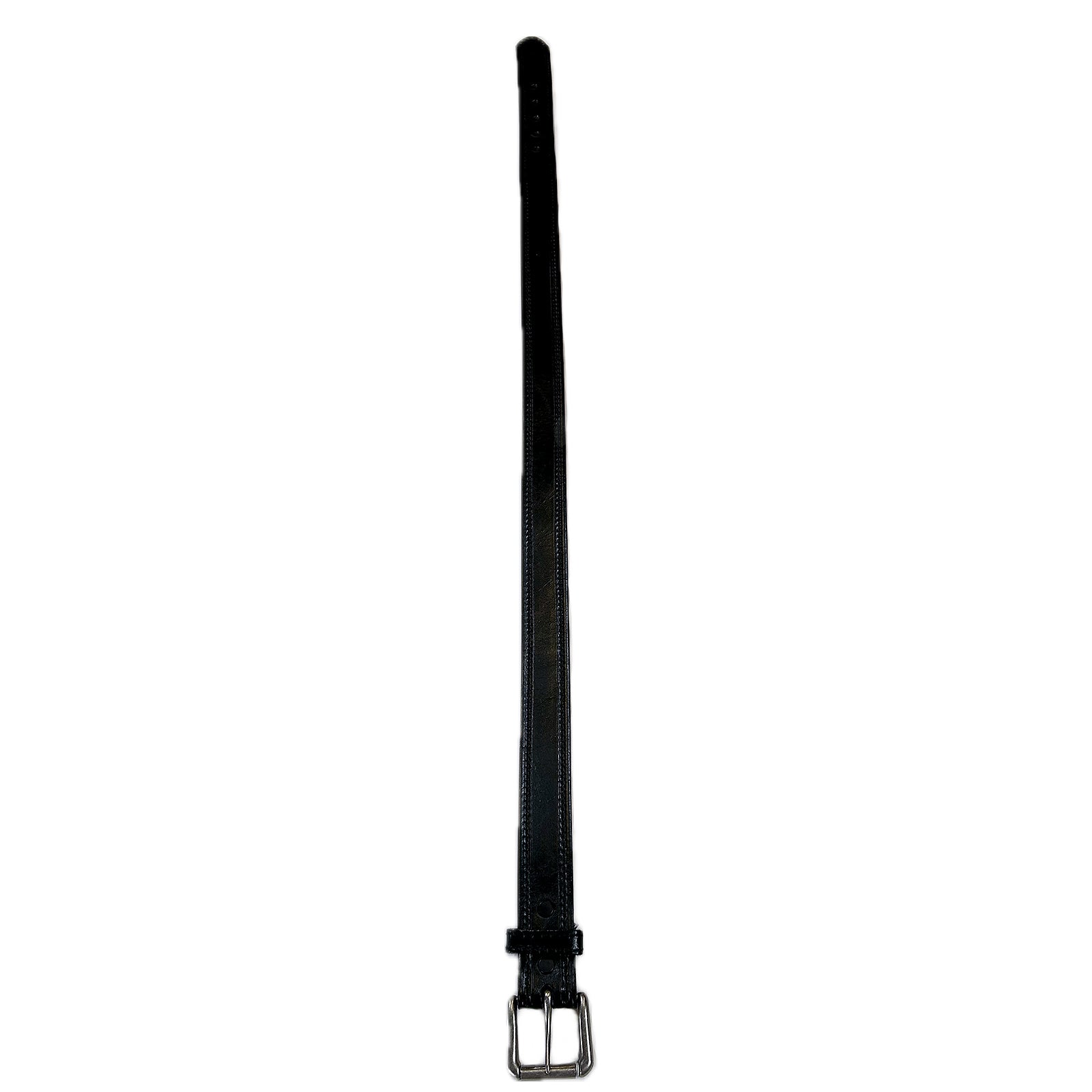 Single Stitch Saddle Genuine Black Leather Western Belt - Rockmount