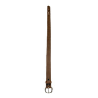 Single Stitch Saddle Genuine Brown Leather Western Belt