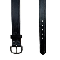 Classic Genuine Black Leather Western Belt - Rockmount