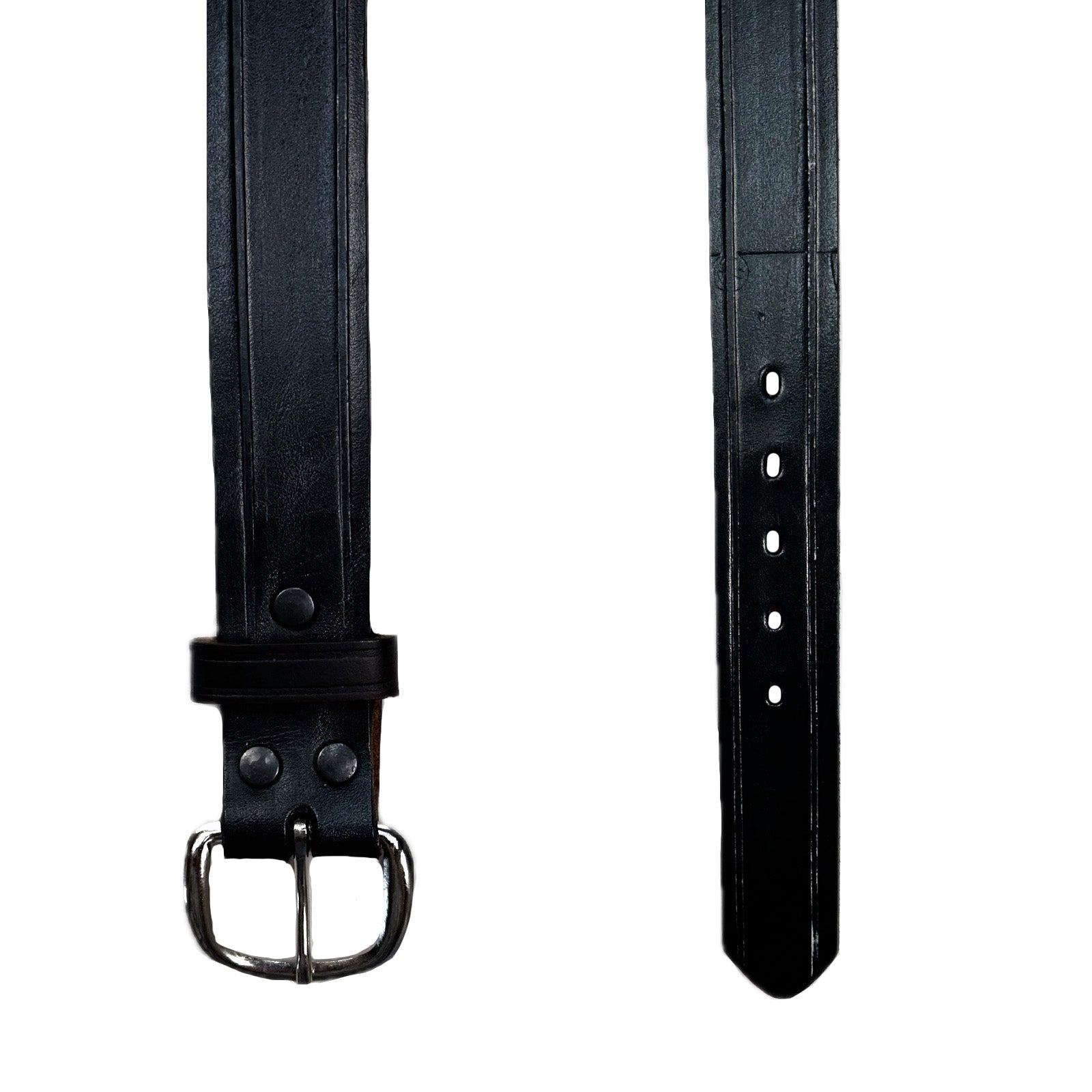 Classic Genuine Black Leather Western Belt - Rockmount