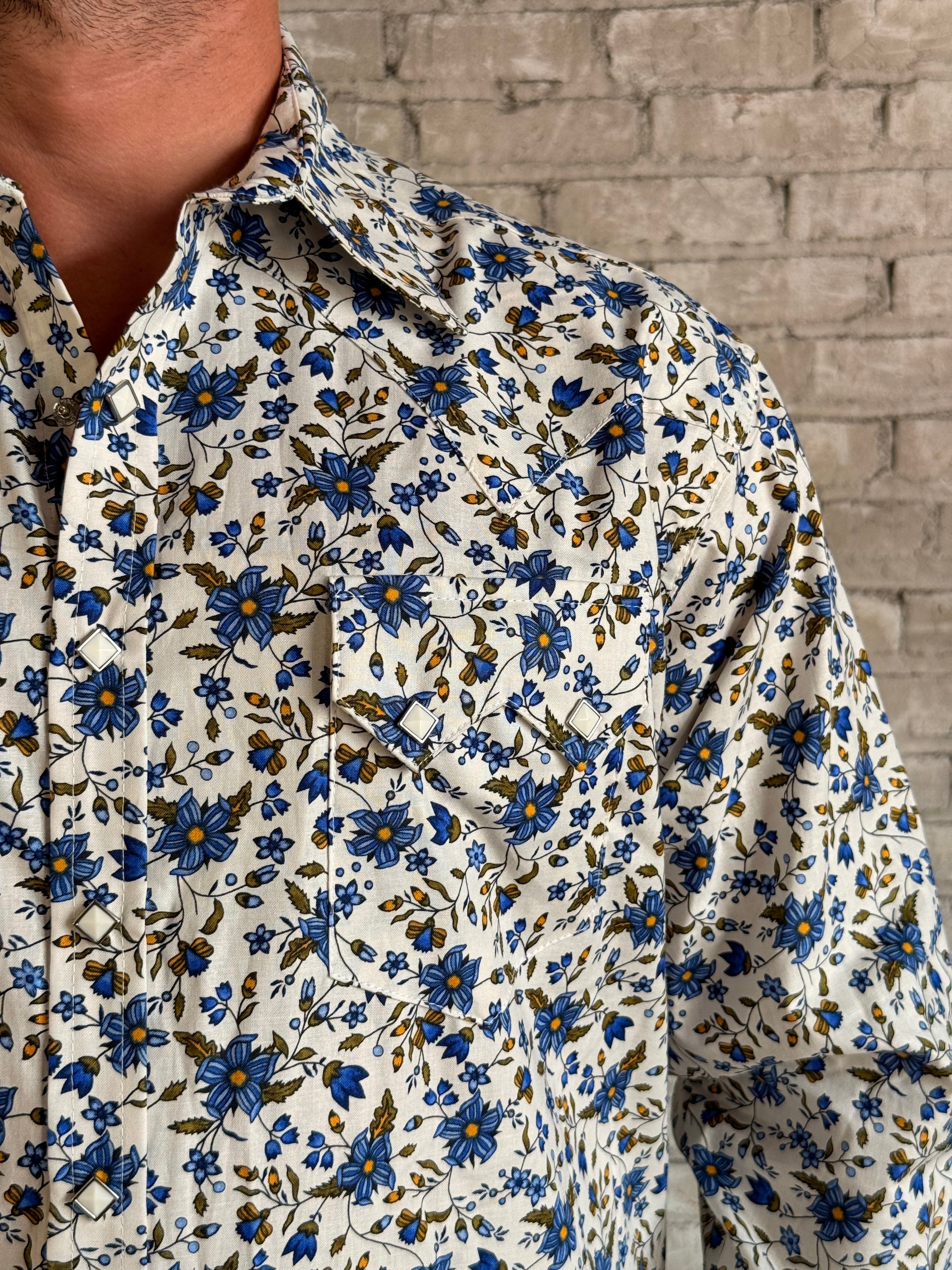 Rockmount Men's Floral Print Western Shirt