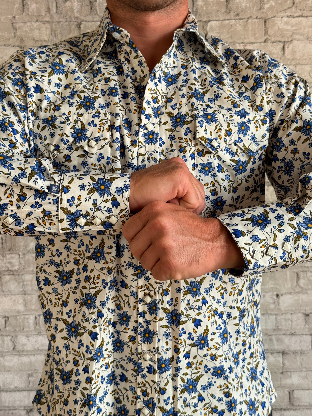 Rockmount Men's Floral Print Western Shirt