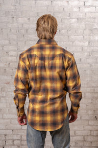 Men's Toast Plush Flannel Plaid Western Shirt