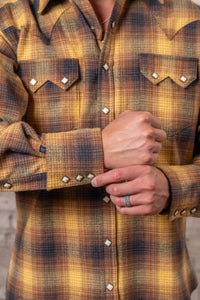 Men's Toast Plush Flannel Plaid Western Shirt