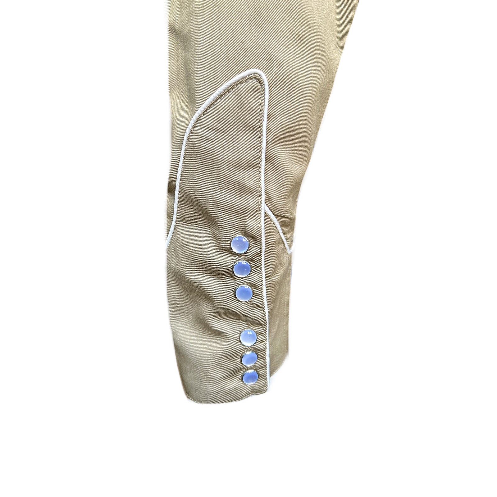 Men's Vintage Khaki Floral Embroidered Western Shirt - Rockmount