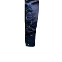 Men's Black Cannabis Cowboy Embroidered Western Shirt - Rockmount