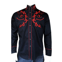 Men's Sugar Skulls Vintage Embroidered Western Shirt - Rockmount