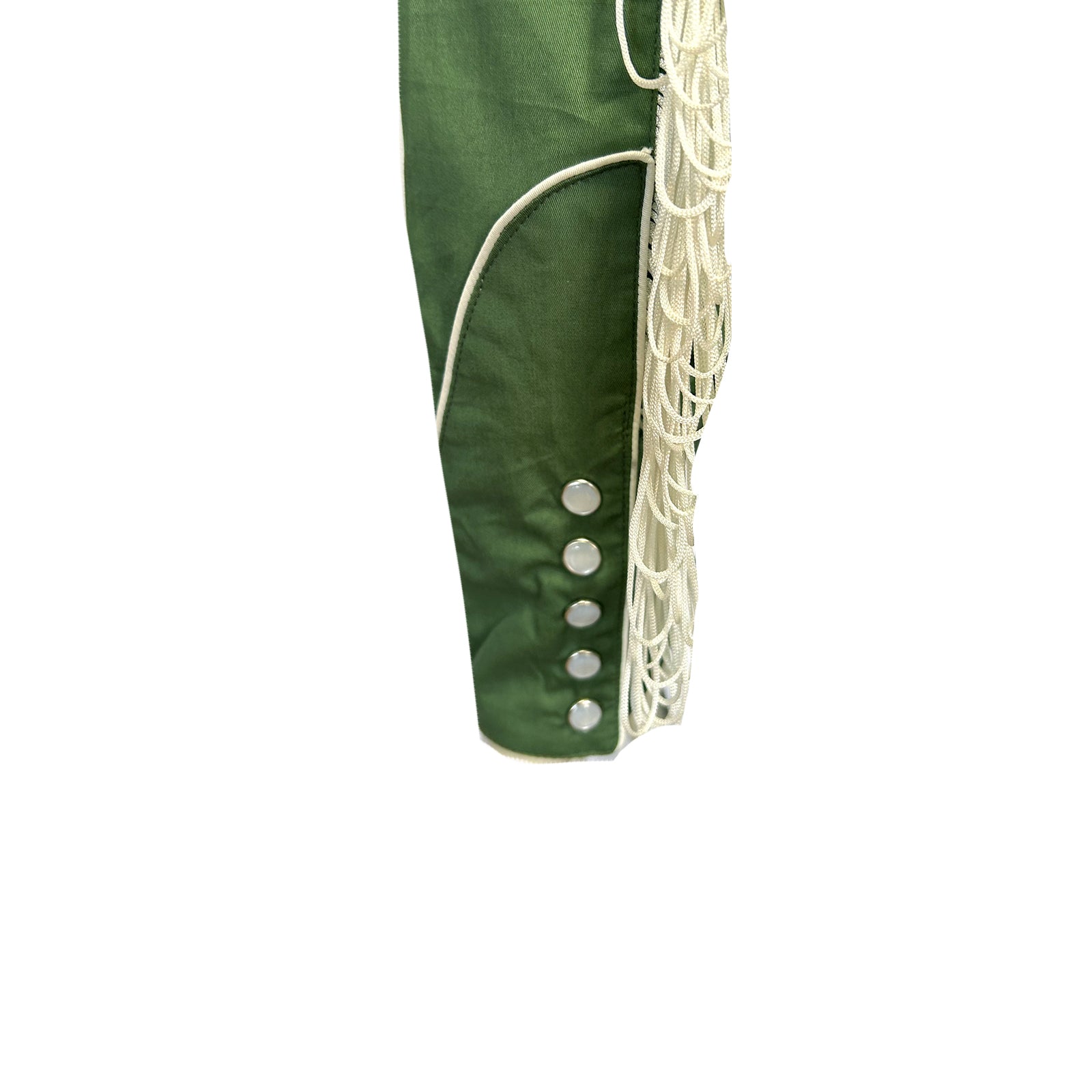 Men's Vintage Green Fringe Embroidered Western Shirt - Rockmount