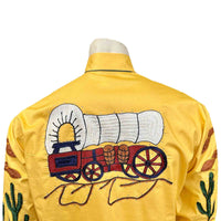 Men's Porter Wagoner Gold Embroidered Western Shirt - Rockmount