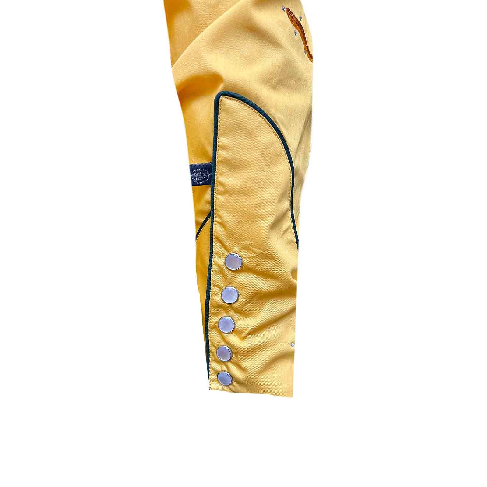 Men's Porter Wagoner Gold Embroidered Western Shirt - Rockmount