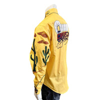 Men's Porter Wagoner Gold Embroidered Western Shirt - Rockmount
