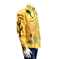 Men's Porter Wagoner Gold Embroidered Western Shirt - Rockmount