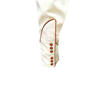 Men's Vintage Ivory Rider Embroidered Western Shirt - Rockmount