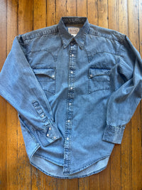 Men's Denim Classic Quarter Horse Western Shirt
