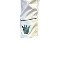 Men’s Ivory Agave Cactus Floral Embroidered Western Shirt - Rockmount
