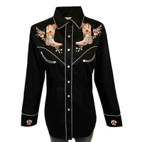 Women’s Sunrise Boot & Floral Embroidered Western Shirt - Rockmount