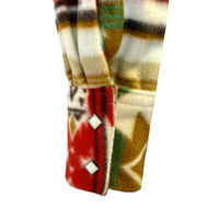 Women's Native Pattern Fleece Western Shirt in Tan & Red - Rockmount