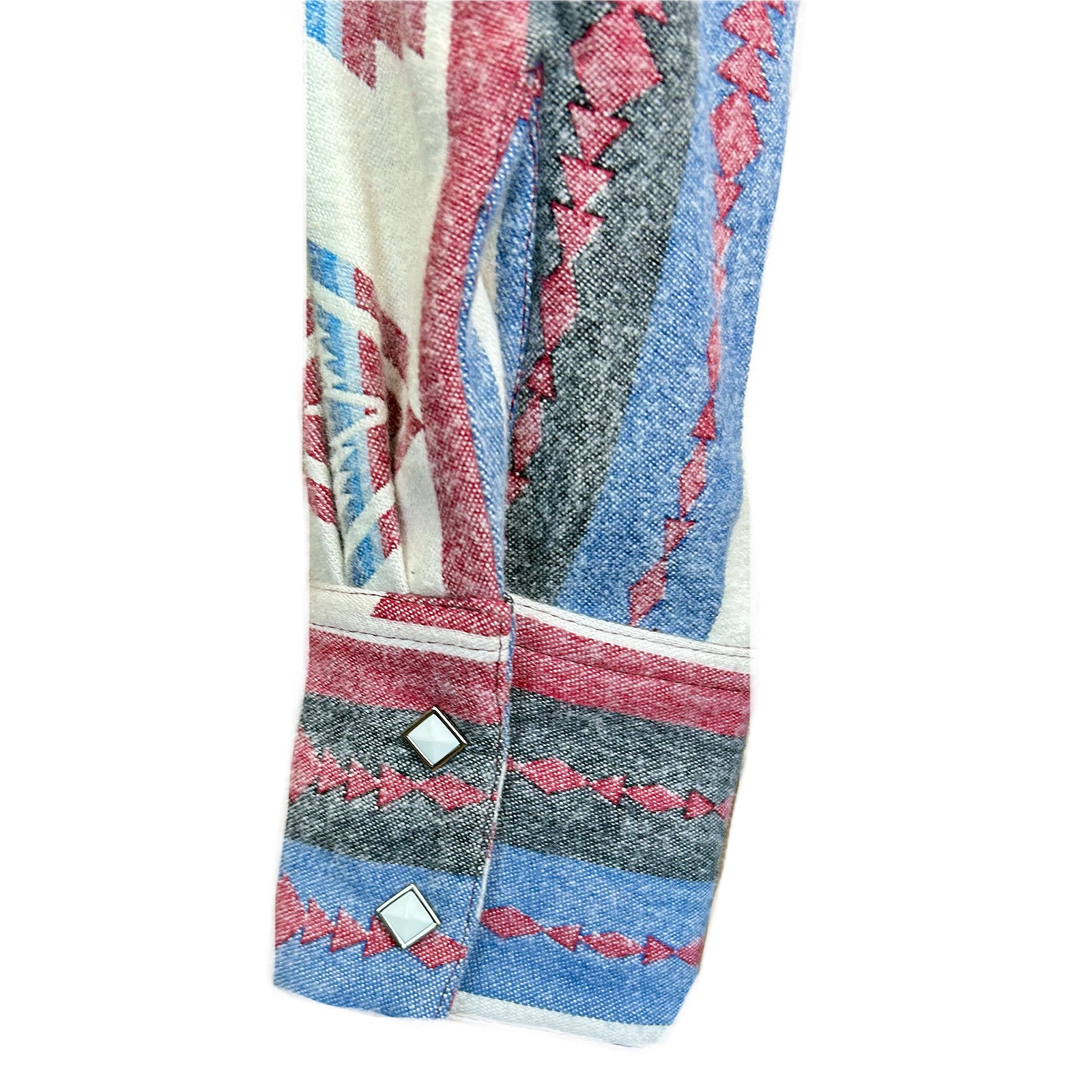 Women's Premium Flannel Jacquard Western Shirt in Red & White - Rockmount