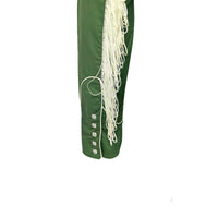 Women's Vintage Green Fringe Embroidered Western Shirt - Rockmount