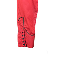 Women’s Rhinestones & Scrolls Embroidered Western Shirt in Red