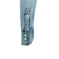 Women's Denim Western Dress with Floral Embroidery - Rockmount